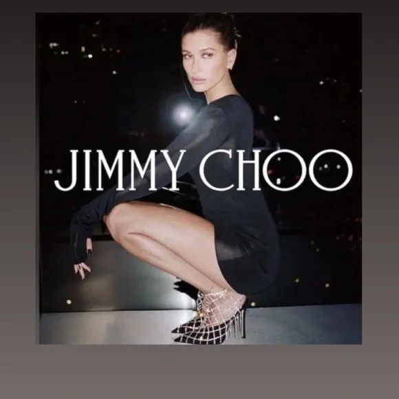 JIMMY CHOO CRYSTAL HEEL - Picture 2 of 6